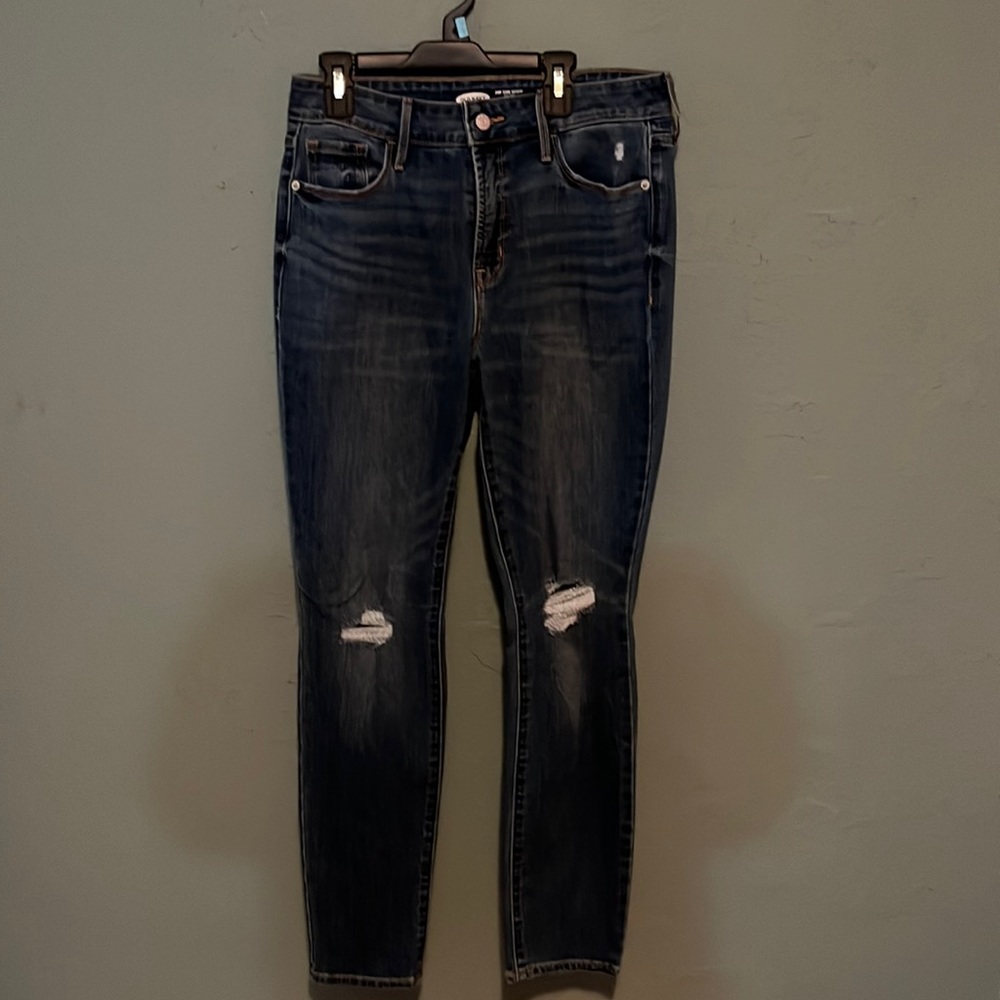 Old Navy dark blue jeans size 8